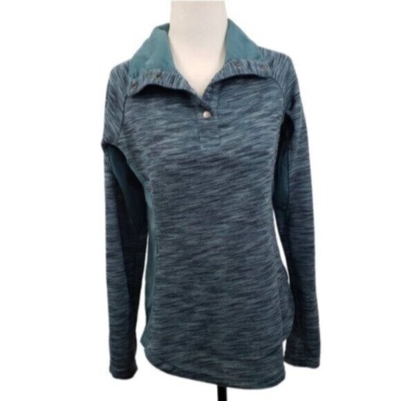 Columbia Jackets & Blazers - Columbia Women's Optic Got It II Pullover Blue Green Long Sleeve Activewear Med